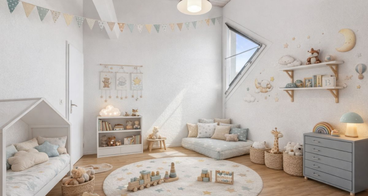 Superbe attique traversant de 110 m² à 15 minutes des portes de Lausanne image 9