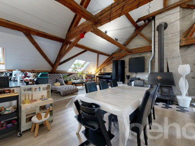 Maison villageoise avec terrasse et séjour cathédrale - Corsier image 4