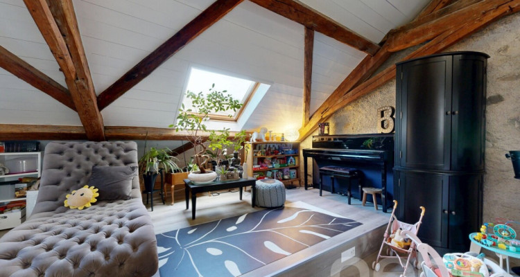 Maison villageoise avec terrasse et séjour cathédrale - Corsier image 5