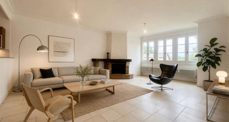 Duplex de 7,5 pièces dexception au sein du Château Barillet, Art de vivre entre vignes et Genève image 1