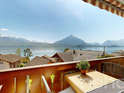 Seesicht, Ruhe und Sonne Ihre 2.5-Zimmerwohnung in Merligen image 1