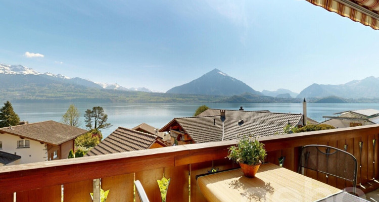 Seesicht, Ruhe und Sonne Ihre 2.5-Zimmerwohnung in Merligen image 1