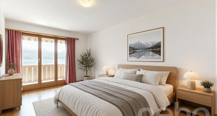 Seesicht, Ruhe und Sonne Ihre 2.5-Zimmerwohnung in Merligen image 5