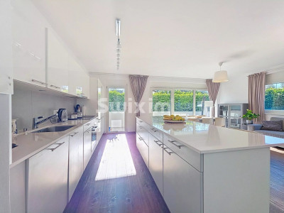 Superbe 5 pièces rez de jardin immeuble Minergie Vieusseux image 7