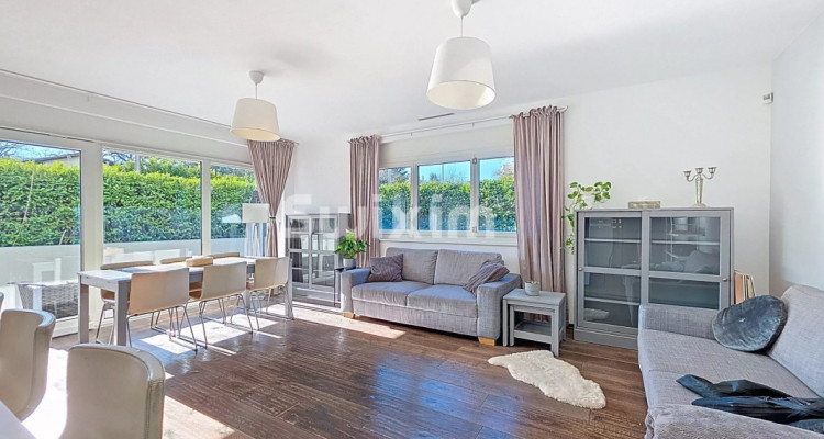 Superbe 5 pièces rez de jardin immeuble Minergie Vieusseux image 2