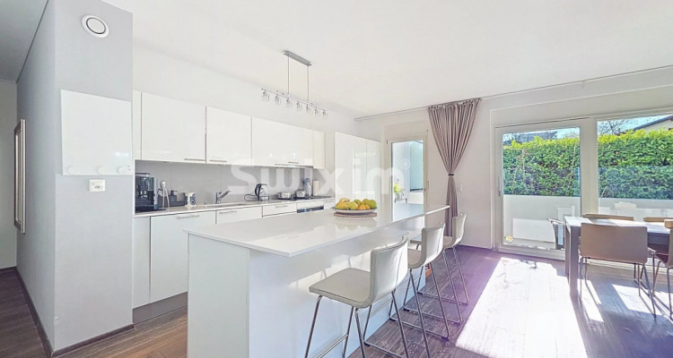 Superbe 5 pièces rez de jardin immeuble Minergie Vieusseux image 3