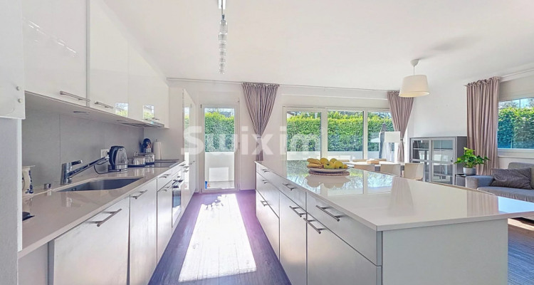 Superbe 5 pièces rez de jardin immeuble Minergie Vieusseux image 7