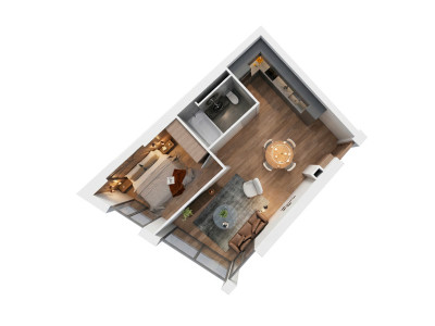 NEUF – 2.5 en RDC avec jardin privatif à prix raisonnable – lot 104  image 5