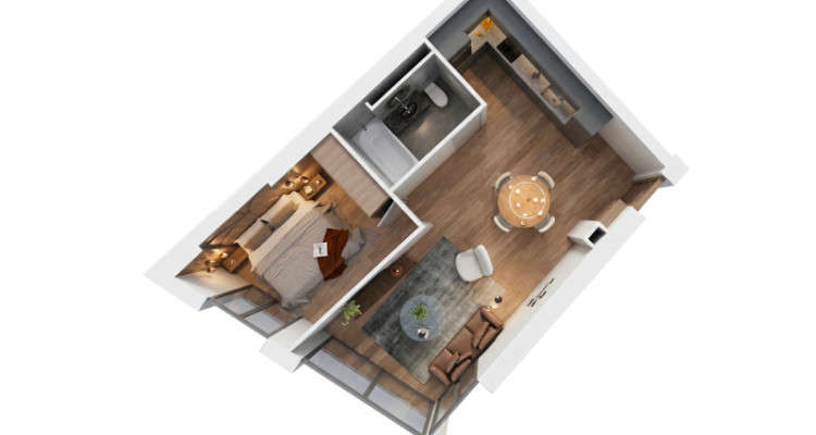 NEUF – 2.5 en RDC avec jardin privatif à prix raisonnable – lot 104  image 5