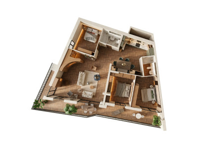 NEUF – RDC terrasse 4.5 pièces spacieux et proche des stations – lot 201 image 7