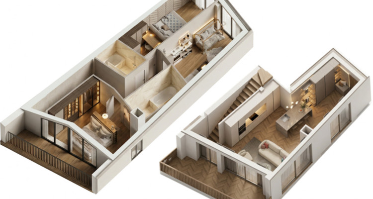 NEUF – Duplex 4.5 confortable avec vue à couper le souffle – lot 304 image 1