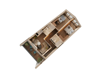 NEUF – Grand Duplex 3.5 pièces avec vue panoramique à budget maîtrisé – lot 303 image 8