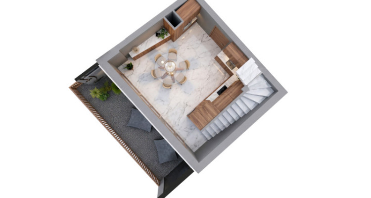 NEUF – Grand Duplex 3.5 pièces avec vue panoramique à budget maîtrisé – lot 303 image 3