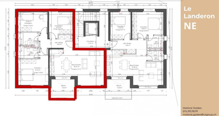 À lOmbre du Tilleul - Nouvelle promotion de 7 appartements dexception au coeur du Landeron (Lot A3) image 6