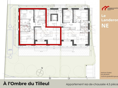 À lOmbre du Tilleul - Nouvelle promotion de 7 appartements dexception au coeur du Landeron  (Lot A1) image 6