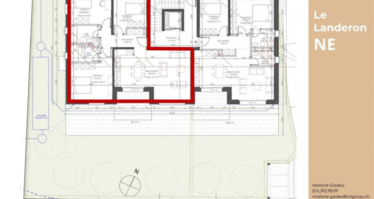 À lOmbre du Tilleul - Nouvelle promotion de 7 appartements dexception au coeur du Landeron  (Lot A1) image 6