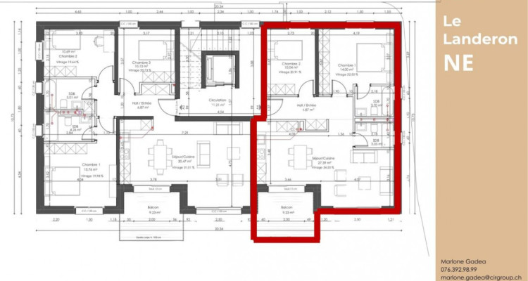 À lOmbre du Tilleul - Nouvelle promotion de 7 appartements dexception au coeur du Landeron (Lot A6) image 6