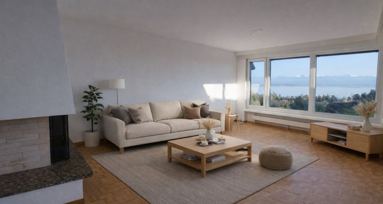 Belle villa individuelle avec vue sur le lac et les Alpes image 4