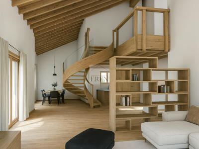 Magnifique appartement en duplex en attique 5 pièces neuf avec terrasse sud-ouest au centre de Crans-Montana image 2