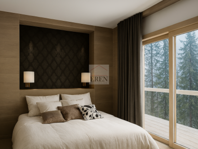 Magnifique appartement en duplex en attique 5 pièces neuf avec terrasse sud-ouest au centre de Crans-Montana image 5