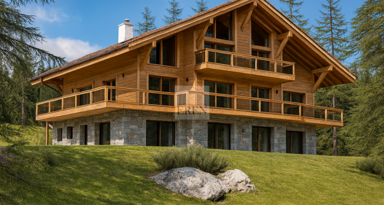Magnifique appartement en duplex en attique 5 pièces neuf avec terrasse sud-ouest au centre de Crans-Montana image 7
