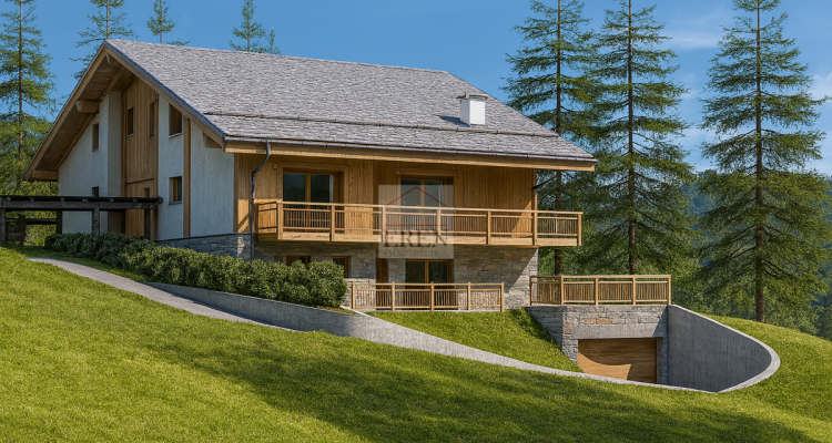 Magnifique appartement en duplex en attique 5 pièces neuf avec terrasse sud-ouest au centre de Crans-Montana image 8