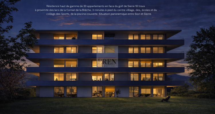 Nouvelle promotion dappartements neufs à construire à Grône (du studio au 3,5 pièces) image 1