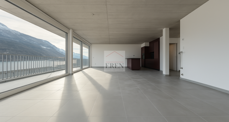 Magnifique attique 4.5 pièces neuf avec grande terrasse panoramique à Conthey lumineux et moderne image 6