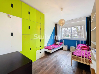 Superbe 5 pièces rez de jardin immeuble Minergie Vieusseux image 11