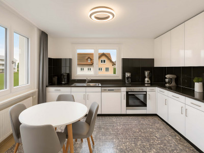 Courtételle – superbe appartement lumineux avec sols en marbre image 4