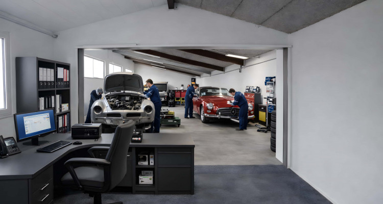 Local professionnel 120 m² – idéal pour atelier automobile ou pneus image 3