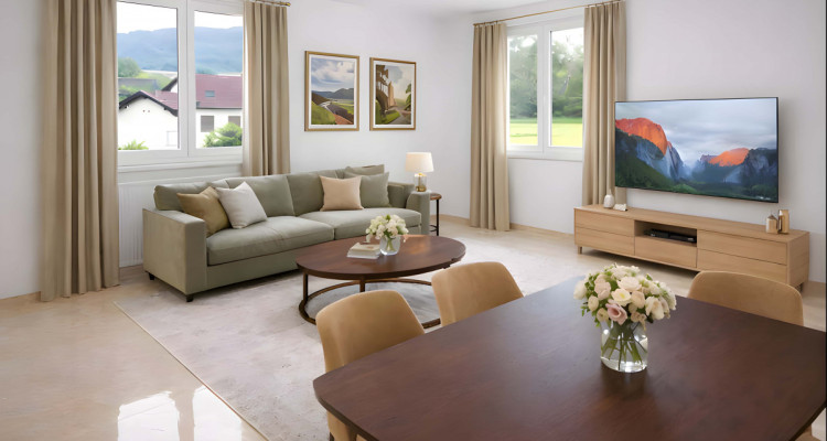 Appartement 3 pièces de standing – volumes généreux et lumière image 1