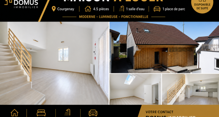 À louer à Courgenay ? Appartement rénové avec cachet image 1