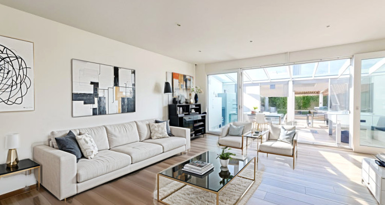 En exclusivité: Villa contemporaine & Minergie, vue  montagnes, Bellevue image 1
