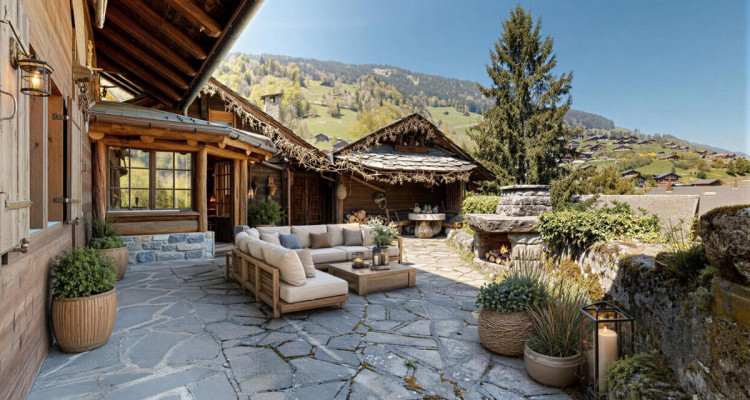 Chalet familial de charme avec vue panoramique à Val-d?Illiez image 3