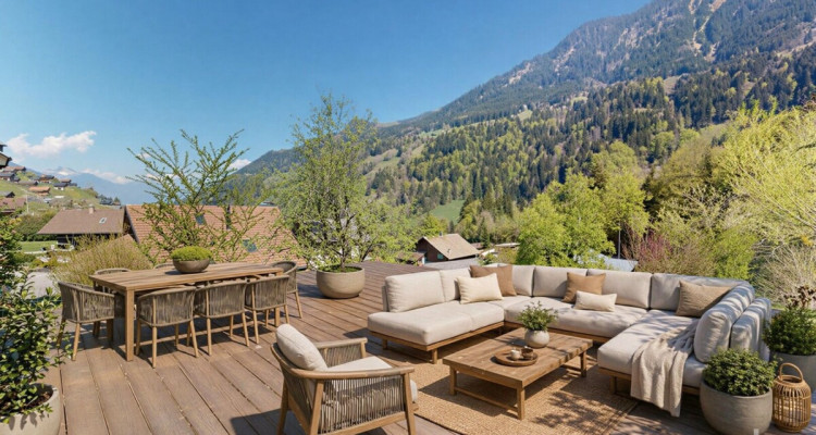 Chalet familial de charme avec vue panoramique à Val-d?Illiez image 11