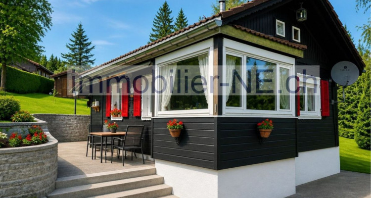 Deux chalets implantés sur une vaste parcelle ensoleillée image 1
