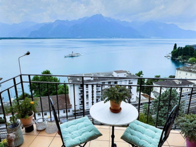 Superbe appartement en viager occupé sans rente Vue Exceptionnelle sur le Lac à Territet (VD) image 1