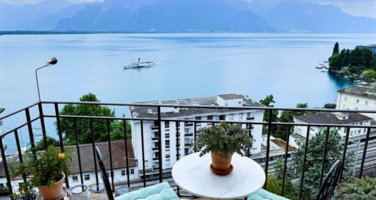 Superbe appartement en viager occupé sans rente Vue Exceptionnelle sur le Lac à Territet (VD) image 1