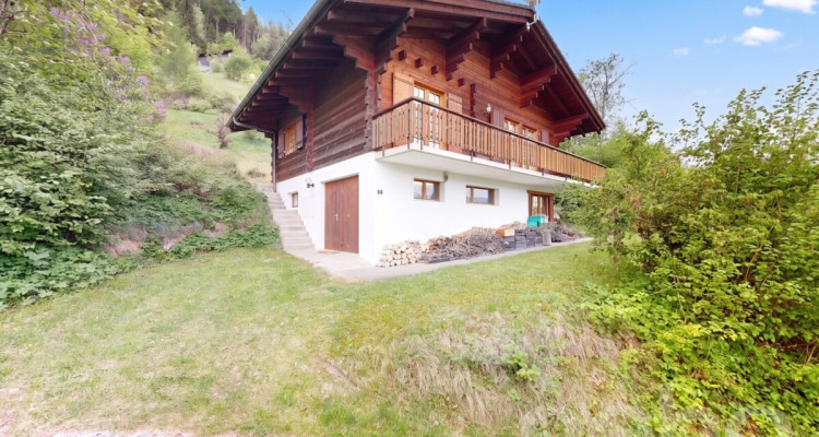 Authentique chalet en madrier sur les hauteurs de Grône image 5