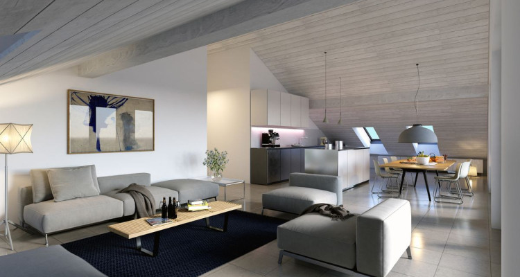 Exceptionnel appartement 5.5 pièces au dernier étage - Résidence Agora, Farvagny (Lot C 3-2) image 1