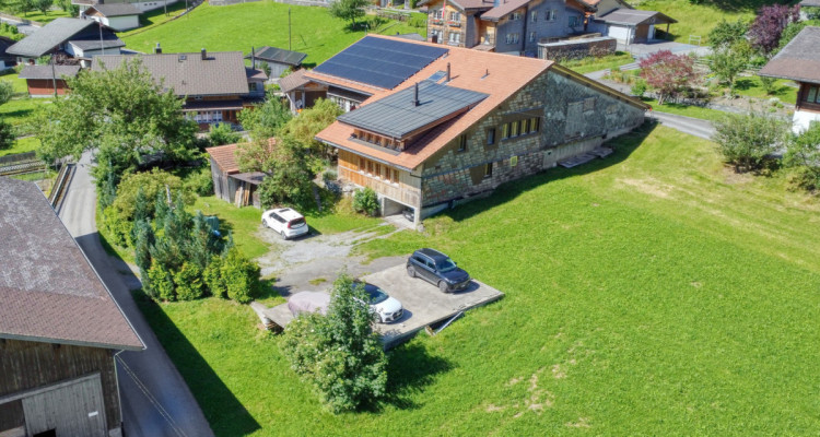 Baulandparzelle mit 5-Zimmer Einfamilienhaus-Vorprojekt im Grünen image 8