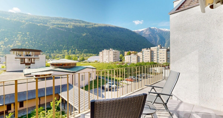 Attique 3,5 pièces - vue imprenable à Martigny image 2