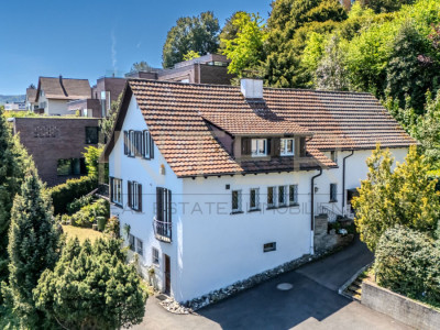 Stilvolles freistehendes 6.5-Zi-EFH mit 981 m² Grundstück, Seesicht und Entwicklungspotenzial in Oberrieden image 7
