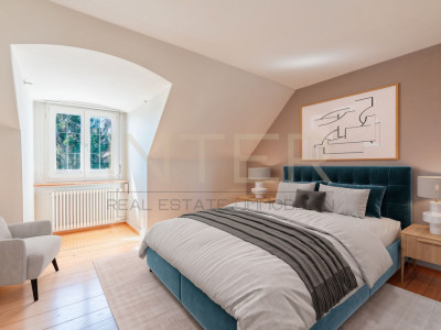 Stilvolles freistehendes 6.5-Zi-EFH mit 981 m² Grundstück, Seesicht und Entwicklungspotenzial in Oberrieden image 11