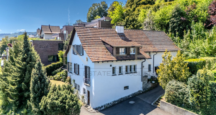 Stilvolles freistehendes 6.5-Zi-EFH mit 981 m² Grundstück, Seesicht und Entwicklungspotenzial in Oberrieden image 7