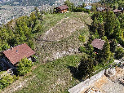 À vendre – Terrain à Nax (Pelleivro) – 1377 m² – Zone chalet image 2