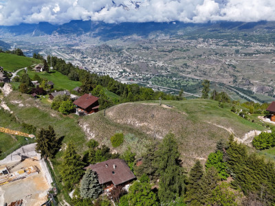 À vendre – Terrain à Nax (Pelleivro) – 1377 m² – Zone chalet image 3