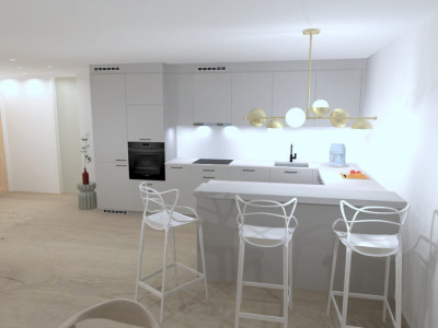 Appartement traversant en rénovation avec balcons – 3 à 4 chambres image 2