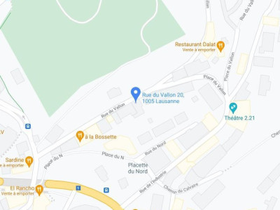 3.5 pièces au 1er étage  -  Rue Sera-Biasini 16 (Vallon 16) 20 à Lausanne  image 1